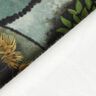 Decostof Fluweel Landschap – donkergroen/petroleum,  thumbnail number 5