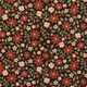 Babyrib Glitter mooie bloemen – zwart/goud metallic,  thumbnail number 1