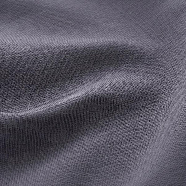 Lichte French Terry effen – zwart blauw, image number 4