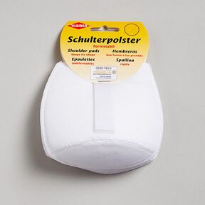 Schoudervulling met haakjes raglan [2 stuks | 12 x 12 x 4,5 cm] - wit | KLEIBER, 