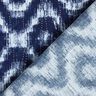 Katoenpopeline Ruiten en glitterdruppels – indigo/wit,  thumbnail number 4