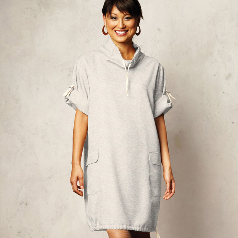 Lichte French Terry mix – lichtgrijs,  image number 3