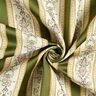 Meubelstof jacquard Biedermeier strepen – creme/olijf,  thumbnail number 4
