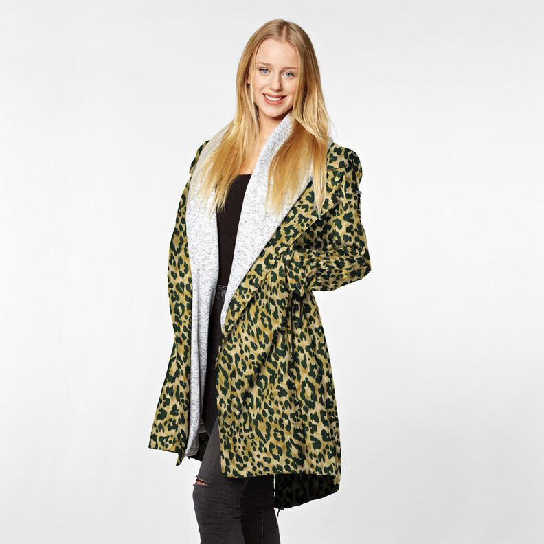 Softshell Luipaardprint – zand/zwart,  image number 5