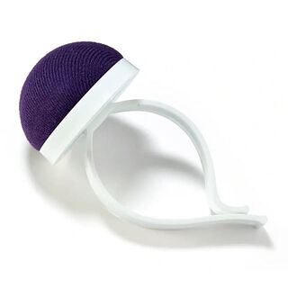 Armnaaldkussen Rond | Prym – blauwlila/wit, 