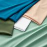 Sportieve en functionele effen jersey – oceaanblauw,  thumbnail number 5