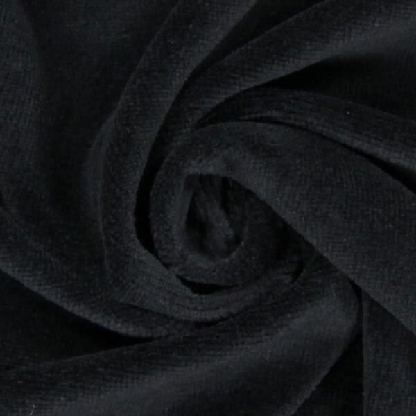 Nicki stof effen – zwart,  image number 2