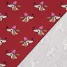 Sommersweat Hond met hoed | Poppy Fabrics – donkerrood/pink,  thumbnail number 3