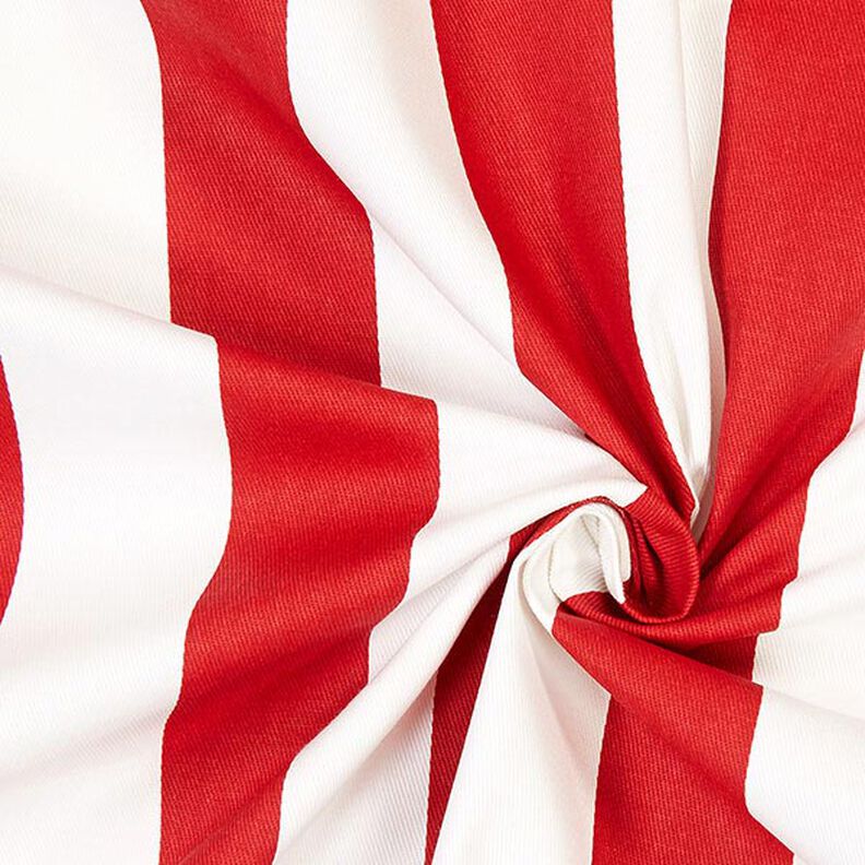 Katoenkeper strepen 4 – rood/wit,  image number 2