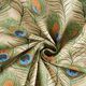 Decostof Half panama Pauwenveren – natuur/groen,  thumbnail number 3