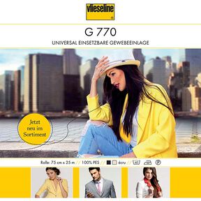 G 770 Plankvlieseline | Vlieseline – zwart, 