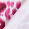 GOTS French Terry Batik luipaardpatroon | TCC x LOOKS by Wolfgang Joop – purper/wit,  thumbnail number 6