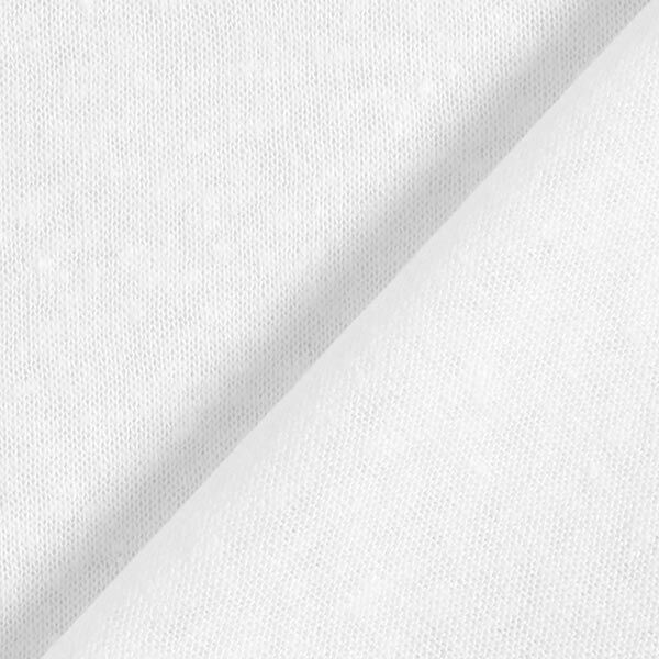 Jersey linnen-viscosemix effen – wit, image number 3