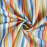 Tafelkleedstof Fijne strepen – wit/blauw,  thumbnail number 4