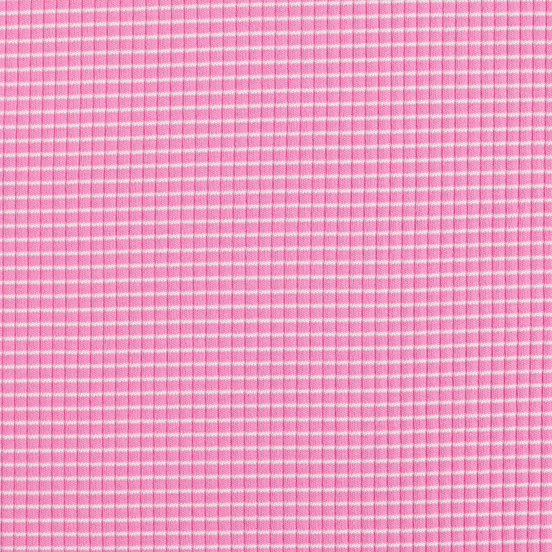 Ribjersey Ministrepen – roze/wit,  image number 1