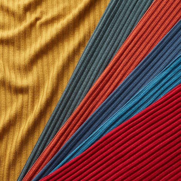 Gebreide tricot – turkooisblauw, image number 5