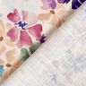 Viscose-linnen-mix aquarel bloemen – ivoor,  thumbnail number 4