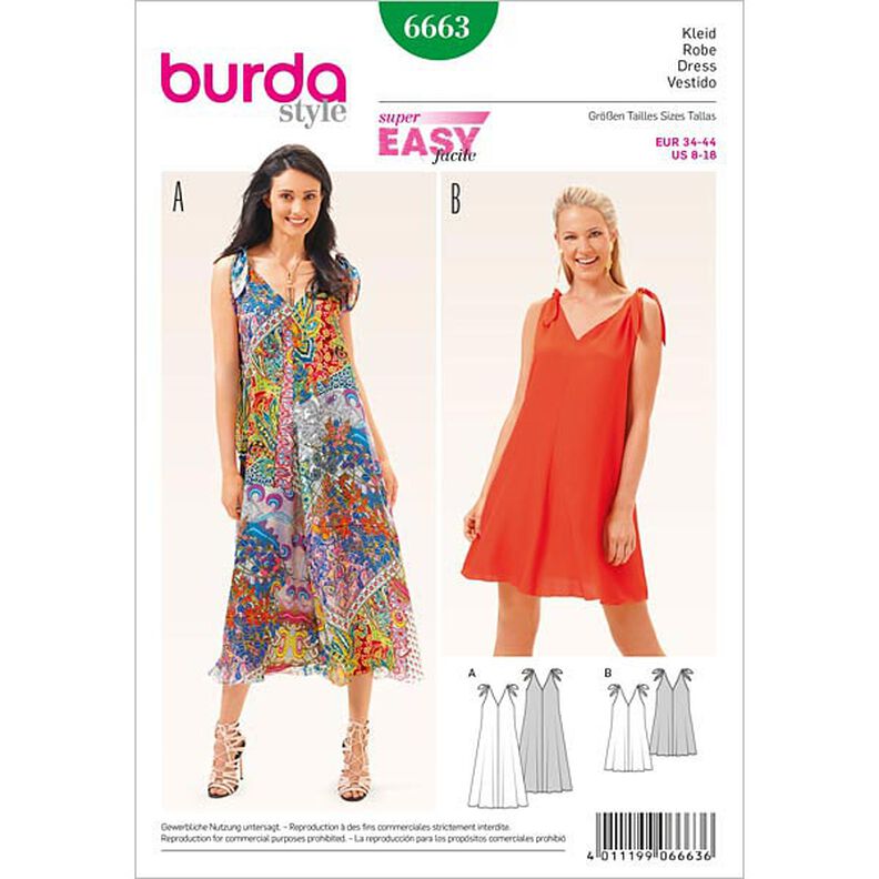 Jurk, Burda 6663,  image number 1