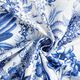 Decostof Canvas weelderige bloemen 280 cm – koningsblauw/wit,  thumbnail number 3