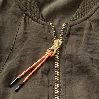 Reflex trekband voor ritssluitingen – neon oranje/zilver, 