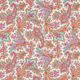 Satijn satijn paisley bloemen – natuur/pink,  thumbnail number 1