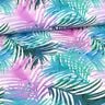Katoenjersey Kleurrijke palmbladeren | Glitzerpüppi – wit,  thumbnail number 2