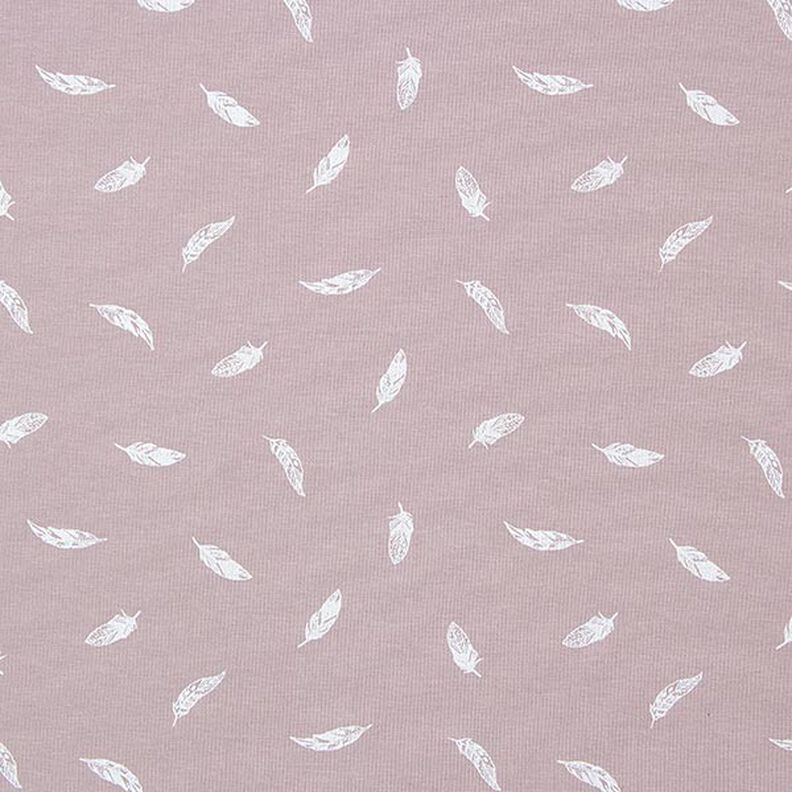 Katoenjersey Veren – pastelviolet,  image number 1
