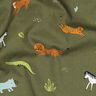 GOTS Katoenpopeline Steppedier | Poppy Fabrics – donkerolijf,  thumbnail number 2