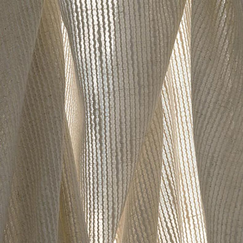 Vitragestof geweven structuur 300 cm – lichtbeige,  image number 9