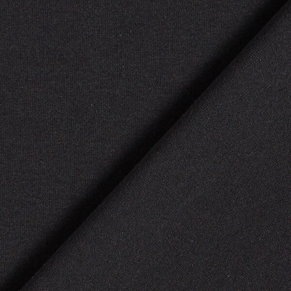 Gerecycleerde jersey-katoen-mix – zwart,  image number 3