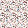 Katoenjersey Bloemenweide met appeltjes – ecru,  thumbnail number 1