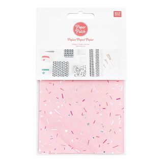 Paper Patch Set Confetti neon | Rico Design – pink, 