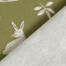 Decostof Half panama Bosdierentafereel – olijf/natuur,  thumbnail number 4