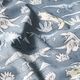 Cretonne Dinosaurussen – blauwgrijs,  thumbnail number 2