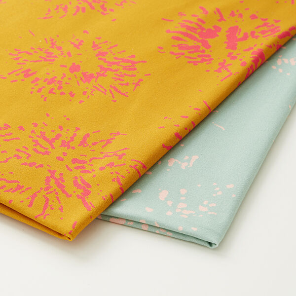 GOTS Katoenjersey Vlierbloesem | Tula – pastelgroen/roze, image number 5