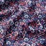 Katoenen stof Cretonne kleine bloesems – kreeft/marineblauw,  thumbnail number 2
