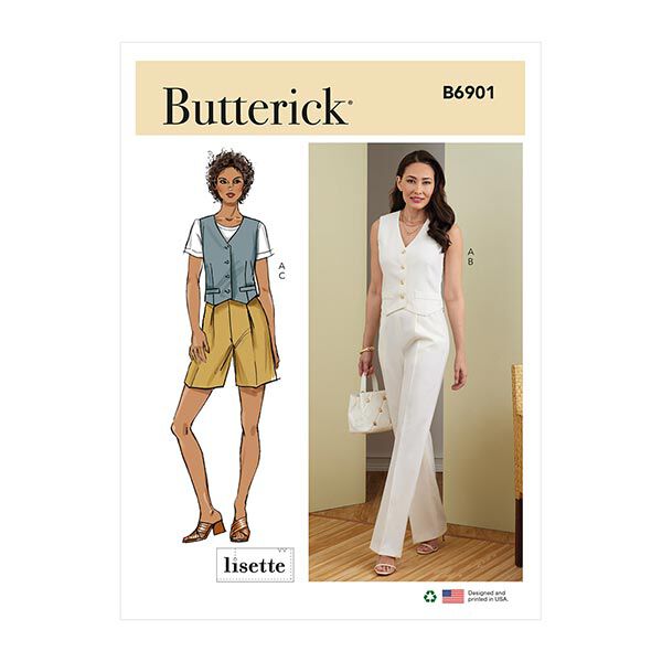 vest / broek / korte broek | Butterick 6901 | 42-50, image number 1