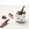 Katoenen stof Cretonne knuffelige panda – groen,  thumbnail number 6