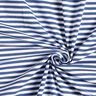Katoenjersey smalle strepen – jeansblauw/wit,  thumbnail number 4