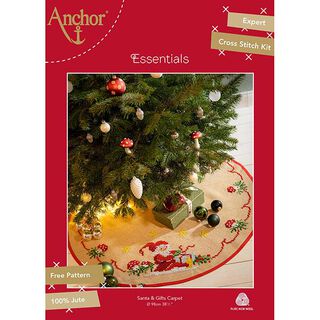 Borduurset kerstboomdeken, 