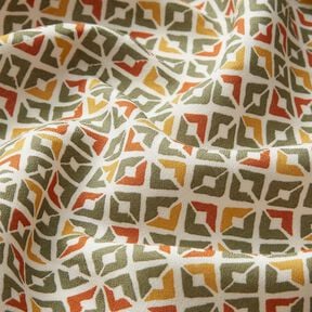 Viscosecrêpe retro diamanten – beige/kaki,  Viscosecrêpe retro diamanten – beige/kaki,