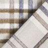 Mantelstof Wolmix Ruwe ruiten – licht taupe/mocca,  thumbnail number 5