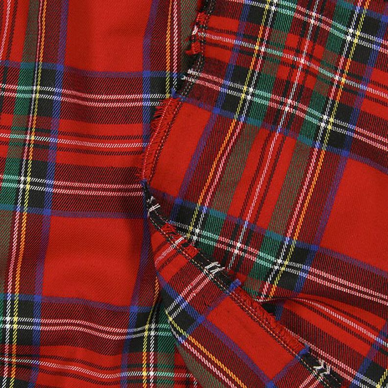 Schotse ruit tartan ruit groot – rood,  image number 4