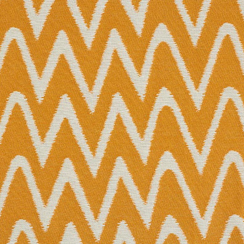 Outdoorstof jacquard Ikat patroon – mosterd,  image number 1