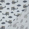 Mousseline/dubbel gehaakte stoffen Helikopter | by Poppy – babyblauw/leigrijs,  thumbnail number 4