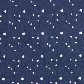 Chambray Hartje – marineblauw/ecru, 