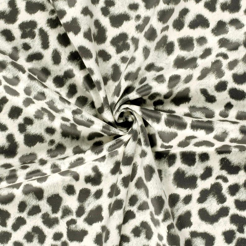 Stretch velours sneeuwluipaard – ivoor/zwart, image number 3