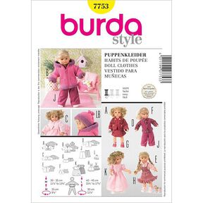 Poppenjurkjes, Burda 7753, 