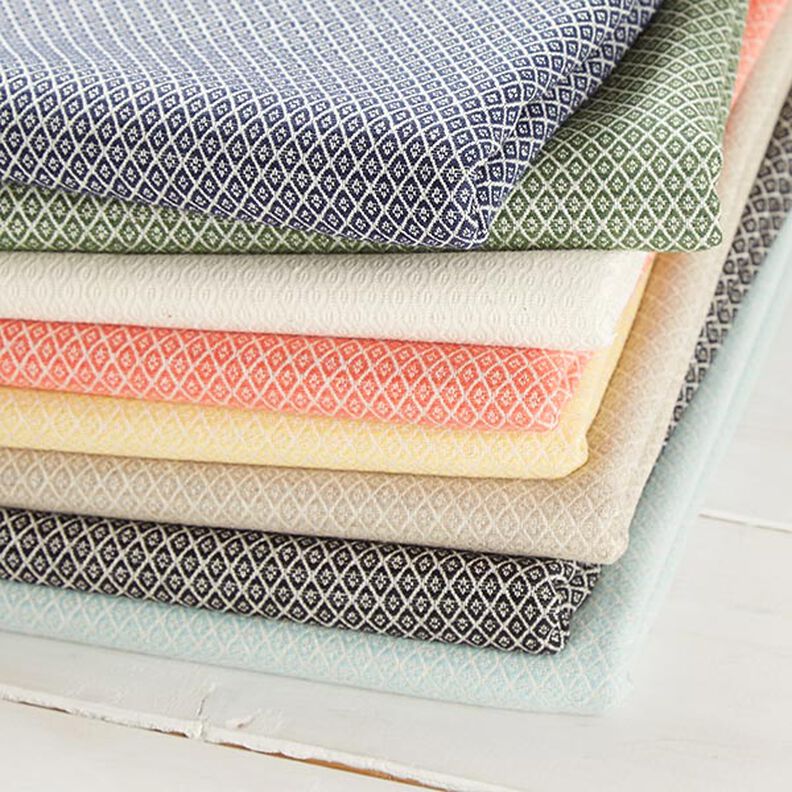 Meubelstof jacquard minirute – beige,  image number 4