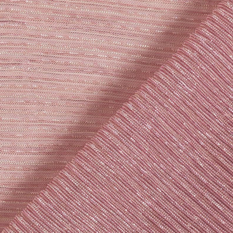Transparante plissé glitterstrepen – roze,  image number 4